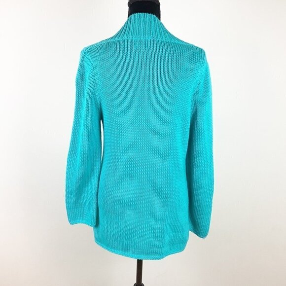 PURE HANDKNIT CHUNKY COTTON SWEATER M/L - Picture 5 of 7